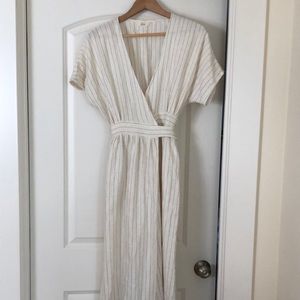 Sotela linen wrap dress